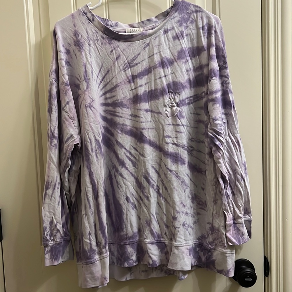 Urban Nation Purple Tie-dye Long Sleeve